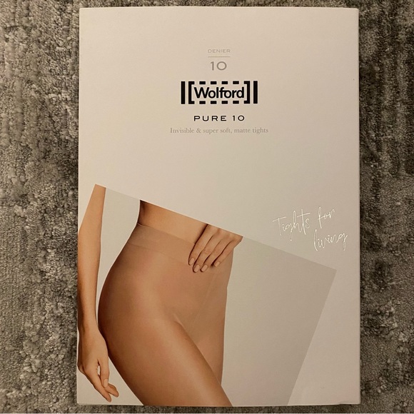 BNWT Wolford Pure 10 Tights - Picture 5 of 7